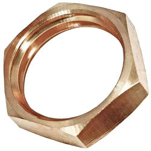 Rohrmutter mit 1 1/4 Zoll Innengewinde - 1,25 IG Gewinde Schraub Fitting aus Messing