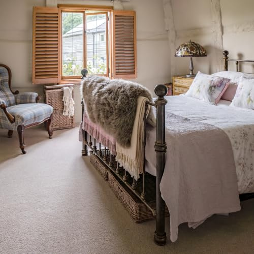 Arthur Cameron - Mink Single Sheepskin Rug | Mink single sheepskin rug with soft 5cm wool, natural shape and luxurious feel, ideal for bedrooms, living rooms or chairs.