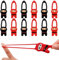 Delsen 12 Stück Fliegende Ninja,Fliegende als Mitgebsel,Dehnbare Ninja Party,Fliegende Gummi Ninja Mitgebsel Kindergeburtstag für Mottoparty Giveaway,Jungen und Mädchen