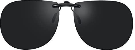 Sonnenbrille Polarisiert Clip Aufsatz Brille for Herren und Damen Clip on Sonnenbrille Sunglasses Brillenclip