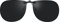 Sonnenbrille Polarisiert Clip Aufsatz Brille for Herren und Damen Clip on Sonnenbrille Sunglasses Brillenclip