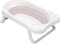 keeeper Faltbare Babywanne mit Stöpsel, Ab 0 bis ca. 12 Monate, 33 l, 48 x 82 x 23,5 cm, Maja, Pink (Nordic Pink)