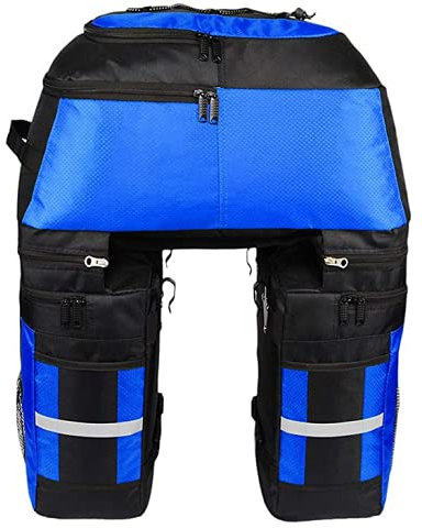 Loyzey 3 in 1 Fahrradtaschen für Gepäckträger 70L Fahrrad Taschen Hinten wasserdichte Fahrrad Gepäckträgertasche für Langstreckenradfahren