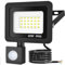 kolpop Projecteur LED Exterieur Detecteur de Mouvement, 20W Spot LED Extérieur 6500K 2000LM Projecteur Exterieur LED IP65 Etanche, Eclairage Exterieur avec Detecteur pour Jardin Garage