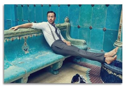 TeDe Filmschauspieler Ryan Gosling (2) Kunst Wohnzimmer Schlafzimmer Poster Gemälde Dekoratives Gemälde Druck Leinwand Wand 20 x 30 cm ungerahmt