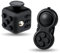 Yeefunjoy 2 Piezas Juguete Antiestrés Stress Cube, Juguetes Fidget Toy Fidget Pad, Cube Toy Retro Controller para niños y Adultos Anti-ansiedad Anti-Stress (Negro)