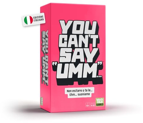 Yas Games - You Can't Say UMM - Der einzige auf Italienisch - Partyspiele von 4 bis 10 Spielern ab 10 Jahren