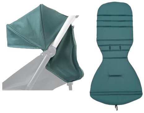 Colu Kid Kinderwagen-Zubehör-Ersatzset, Markisen und die Kissen kompatibel mit YOYO 2 und YOYO+ Kinderwagen, doppellagiger wasserdichter Stoff (Aqua Blue)