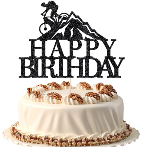 FmiyunEea Mountain Biking bike Cake Topper-Sports Themed Birthday，anniversary Party Cake Decoration(cycling)