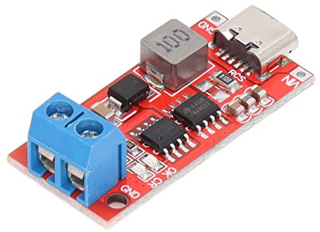BTCKFC 3S Type C to 12.6V Lithium Battery Charger Module Boost Charging Board DC 3‑6V Input Red (Entrada 1A Corriente de carga 0,55A)