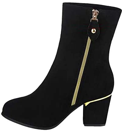 Stivali Donna Pelle Vera Stivali Donna con Tacco Alto in Gomma Stivaletti Estivi Scarpe Traforate Stivali Donna Alti Stivali Gomma Donna Stivaletti Donna Tacco Stivaletti Donna Tacco