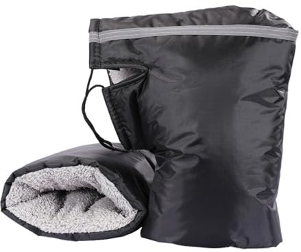 Motorrad Lenker Handschuhe Winter Wasserdicht Schutz Lenker Thermo Handschuhe Fäustlinge Motorrad Lenker Muffs Hand Covers Lenkerstulpen Lenkerhandschuhe Warme Muffs Handschuh für Motorrad-Roller