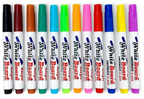 8/12 Pcs Stylos Magiques Stylo de Peinture à L'eau Stylos Marqueurs de Jouets, Remplisseurs de Bas Stylos Graffiti pour Enfants, Stylo Effaçable (Type B - 12 couleurs (flottant))