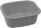 simpa 11L Multi-Purpose Silver Plastic Rectangular Household Cleaning Bowl for Washing Up, Window Cleaning, Car Valeting and Multi Room Spot Cleaning Tasks.