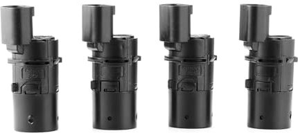 4X PDC Sensor Parksensor Einparkhilfe Kompatibel mit BMW 5er E39 7er E38 66218375533 66216902182 Ultraschall Sensor Schwarz