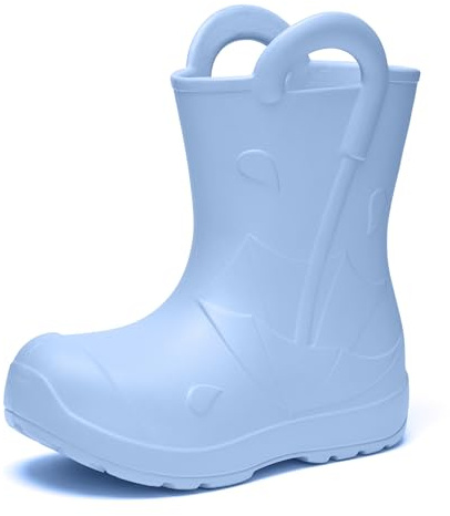 Ladeheid x Camminare Gummistiefel Kinder EVA Splash-Design LA-CA-20 | Für Regentage, ultraleicht und wasserdicht, rutschfeste Sohle, bequeme Griffe, leicht zu reinigen, für Kita und Alltag