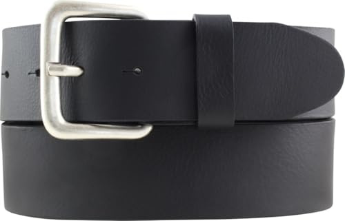 BELTINGER Jeansgürtel aus Vollbüffelleder 5 cm | Leder-Gürtel für Herren 50mm | Breiter Herren-Gürtel aus echtem Leder