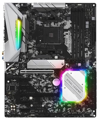 Gaming Motherboard Fit For ASRock B450 Steel Legend Motherboard Support R9 5950X R7 5800X3D 5700X R5 5600X 5600G CPU 4xDDR4 3200Mhz 128GB 2xM.2 HDMI ATX