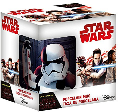 Kids Star Wars Tasse im Etui, Keramik, Blau und Rot, 9,0 x 8,0 x 8,0 cm