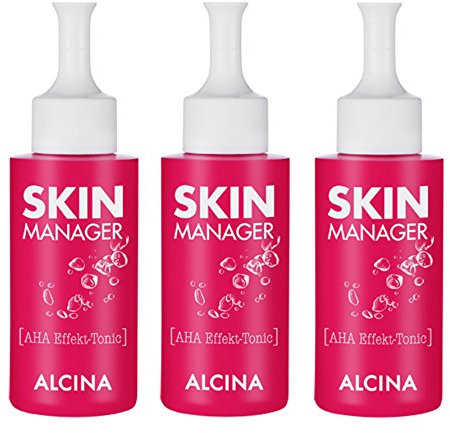 3er Skin Manager AHA Effekt Tonic pflegende Kosmetik Alcina je 50 ml = 150 ml