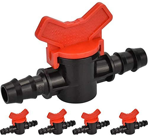 Suinga Pack 50 Llave 16mm Riego | Llave Goteo 16 mm | Llave de paso Riego 16 mm | Valvula riego por goteo 16mm