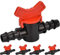 Suinga Pack 50 Llave 16mm Riego | Llave Goteo 16 mm | Llave de paso Riego 16 mm | Valvula riego por goteo 16mm