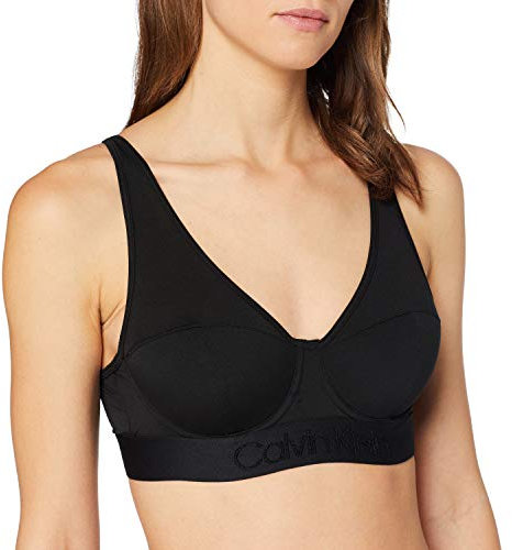 Calvin Klein Damen Lght Lined Bralette, Schwarz (Black 001), 70A (Herstellergröße:32A)