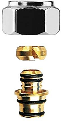 Raccordo A Compressione 16x2 Mm Per Tubo Multistrato Con Calotta Arteclima