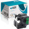 specmark Kompatibel für DYMO D1 45809 S0720890 Schriftband 19mm x 7 m Satz x 2 St. Schwarz auf Grün Kompatibel mit DYMO D1 für Drucker LM LabelManager LP LabelPoint LW LabelWriter DUO