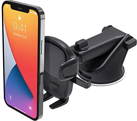 iOttie Easy One Touch 5 Support pour Tableau de Bord et Pare-Brise de Voiture pour iPhone, Samsung, Moto, Huawei, Nokia, LG, Smartphones