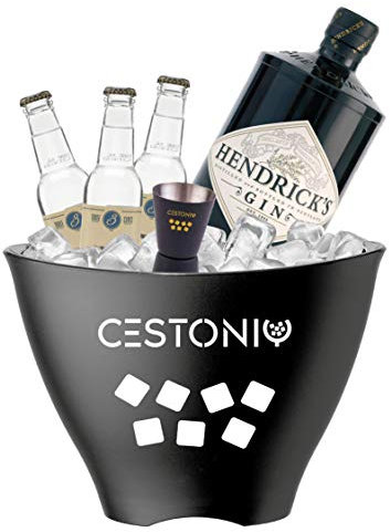 Hendrick's confezione regalo gin | Cestonic, Box Regalo per gli amanti del Gin Tonic! | Kit con Spezie, acqua tonica e set accessori!