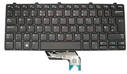 Dell Latitude 3180 3189 3190 (2-in-1) 3380 UK QWERTY Non-Backlit Keyboard X98D4