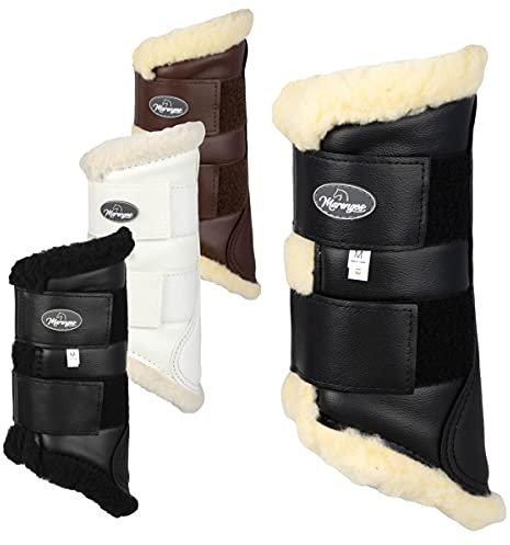 Marengos Dressurgamaschen Soft Comfort weiß Vollblut