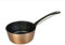 WECOOK! Professional Stielkasserolle Induktion 16 cm, Milchtopf, Ökologischer Antihaft-Stein ohne PFOA, Geschmiedetes Aluminium, 2,8 mm Dick, Kupfer, Edelstahl-Griff, Vitrokeramik, Gas, Ofen