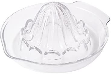 BranQ - Home essential Zitruspresse aus Tritan, Transparent, Maße: 13 x 14,5 x 7 cm