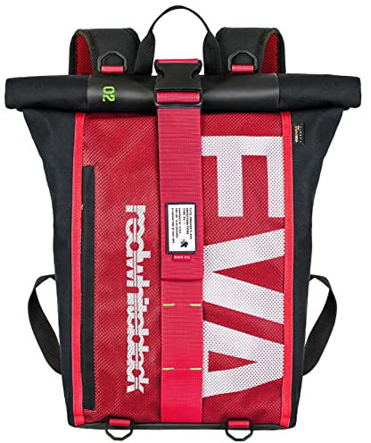 FIREFIRST x RADIO EVA - Evangelion Roll Top Backpack Schule Casual Daypack
