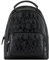 Armani Exchange Damen Armani Exchange Women's Essential, Big Zipped Frontal Pocket, Logo Pattern Black One Size Causal Look Front Pocket, Schwarz, Einheitsgröße EU