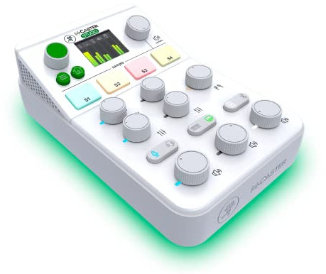 Mackie M-Caster Studio Desktop Live Streaming Mixer - White