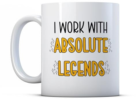 BWW Print - I Work with Absolute Legends - Colleague Gift Mug, Ceramic, 11fl.oz.