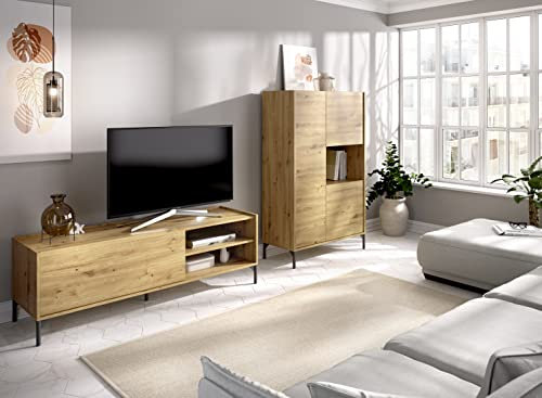 DEKIT GRUPO RIMOBEL Salón Completo, Melamina, Nordic y Grafito