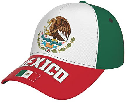 351 Herren Damen Baseball Kappen Mexiko-Flagge Mexikanisch Basecap Mode Visier Hut Vintage Trucker Kappe Für Laufen Angeln Draussen
