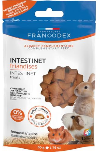 Francodex - Friandises Intestinet 50 g pour Lapins et rongeurs