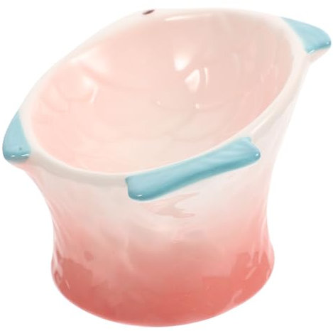 Kisangel Gamelle Décorative en Céramique pour Chats Et Chatons Facile À Tenir Fermement