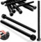 SWTYExt 20 Stück Sechskant Innensechskantschraube M6x80mm Zylinderschrauben mit Innensechskant DIN 912 Schrauben Kohlenstoffstahl Vollgewinde Sechskantschrauben für Befestigungselemente(Schwarz)