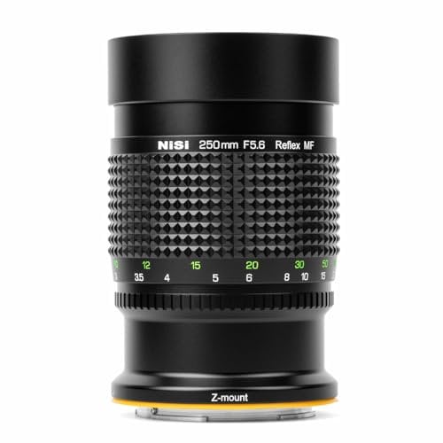 NiSi 250mm F5.6 Reflex Mirror Lens Vollformat Objektiv Spiegel-Teleobjektiv Kompatibel für Nikon Z-Mount