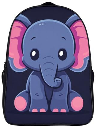 Elephant Schulrucksack Schultaschen-Set Für Teenager Schulranzen Rucksack Campus Laptop Backpack 40x28x16cm