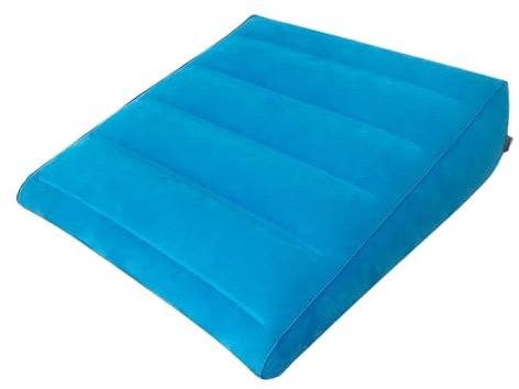 FytStycale Aufblasbares Keilkissen für Die Reise, unter Dem Knie Kissen, Universelles, Weiches Bett