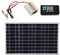 Kit de Panel Solar 30W 220W MPPT Inversor de Corriente Controlador Impermeable Portátil para Energía Al Aire Libre