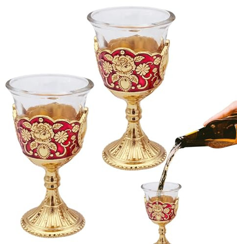 Coupe à vin classique, verre à vin blanc de style baroque, verre à vin blanc de style baroque - Verres de style baroque élégants | Verres à pied rétro pour bureau, mariage, Noël, cuisine