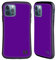 Head Case Designs Violett Blockfarben Hybride Handyhülle Hülle Huelle kompatibel mit Apple iPhone 12 / iPhone 12 Pro